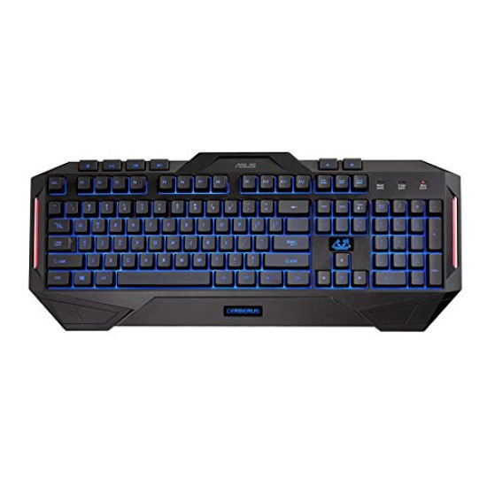 Buy Asus Cerberus LED Backlit Red / Blue USB Gaming Keyboard